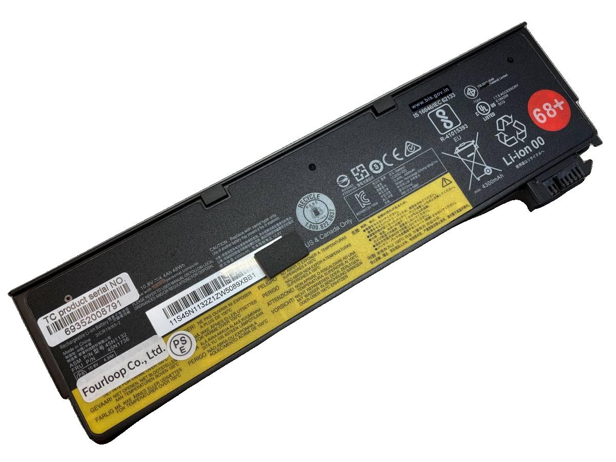 【純正】Thinkpad t550 20cj 11.1V 48Wh lenovo レノボ ノートパソコン 交換用バッテリー 充電池｜バッテリーショップ FULL CHARGE