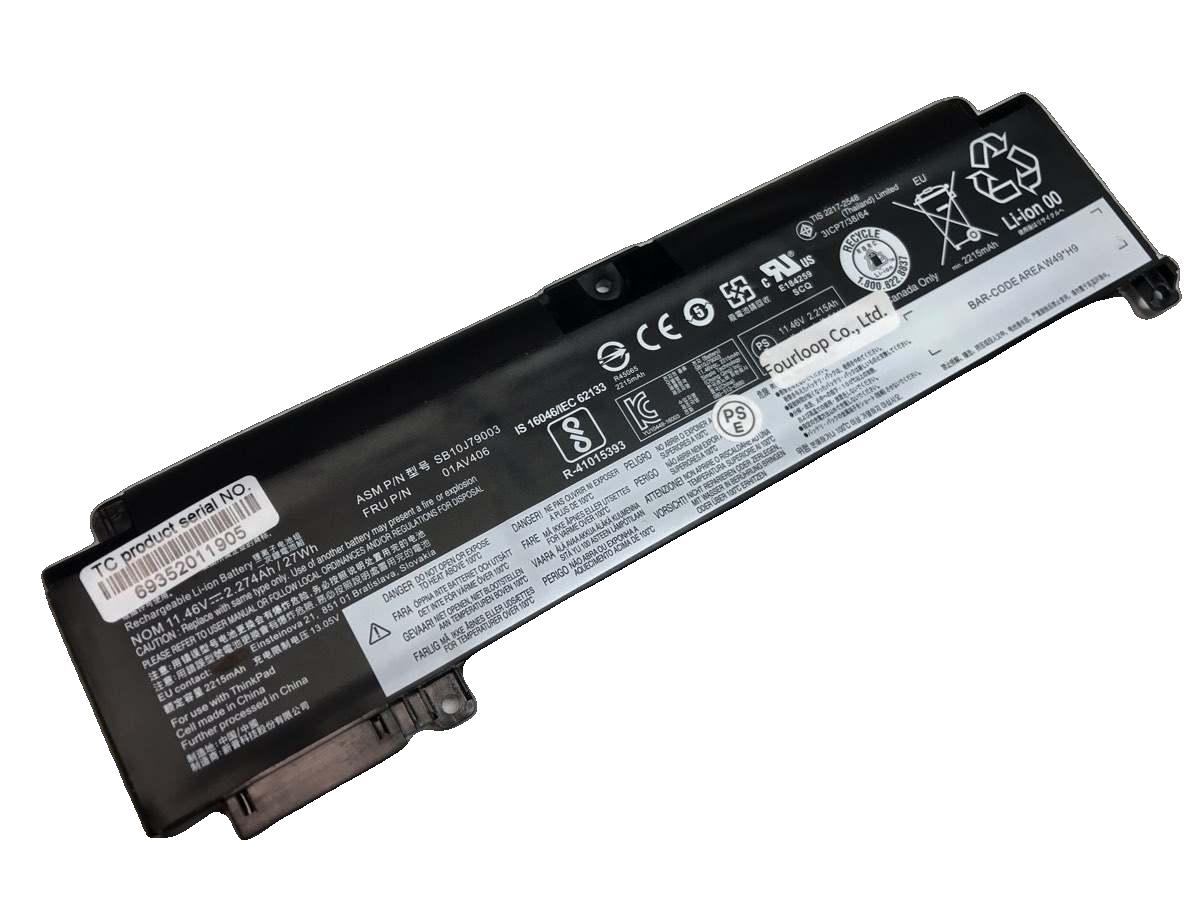 【純正】Thinkpad t470s 20hgs7vy00 11.46V 26Wh lenovo レノボ ノートPC 交換用バッテリー 電池パック｜バッテリーショップ FULL CHARGE