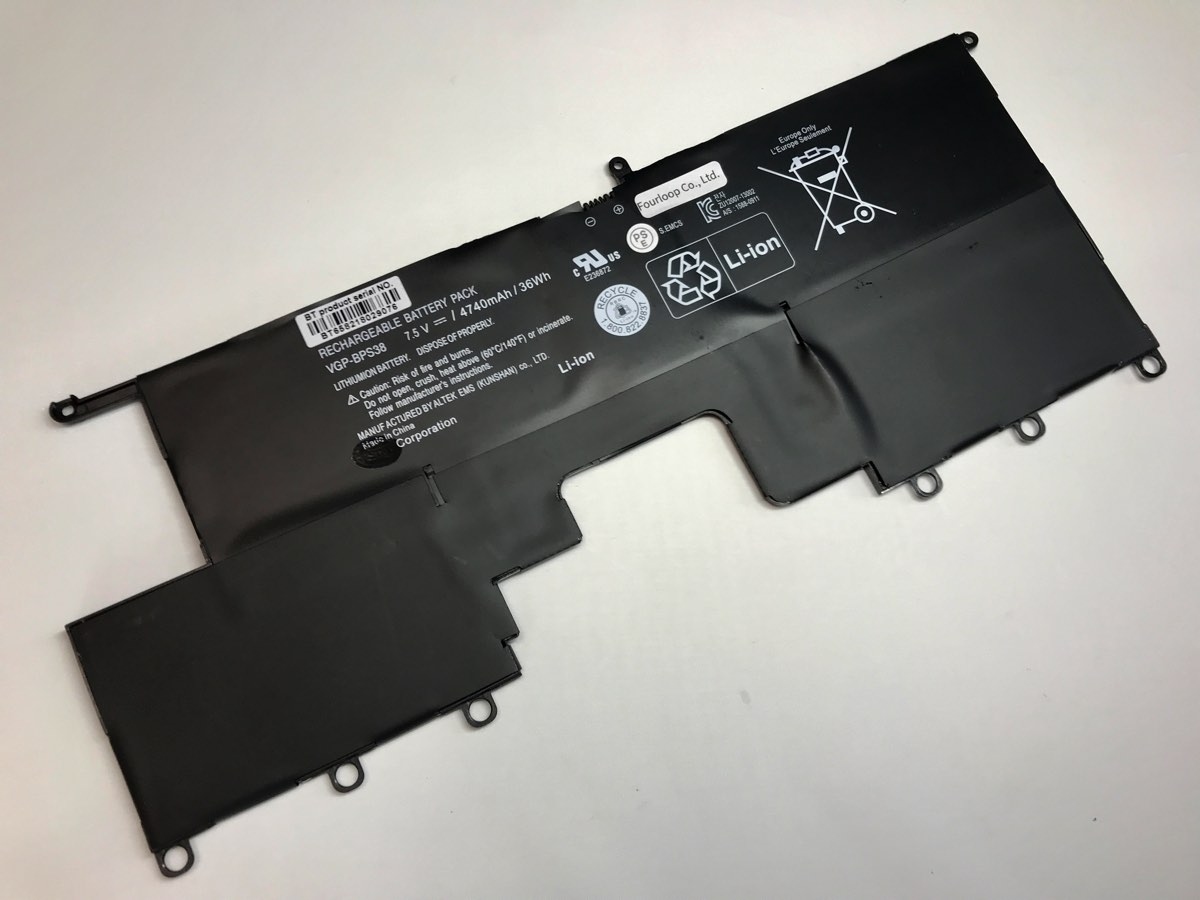 【純正】Svp132a1cp 7.5V 36Wh sony ノート PC ノートパソコン 純正 バッテリー 電池