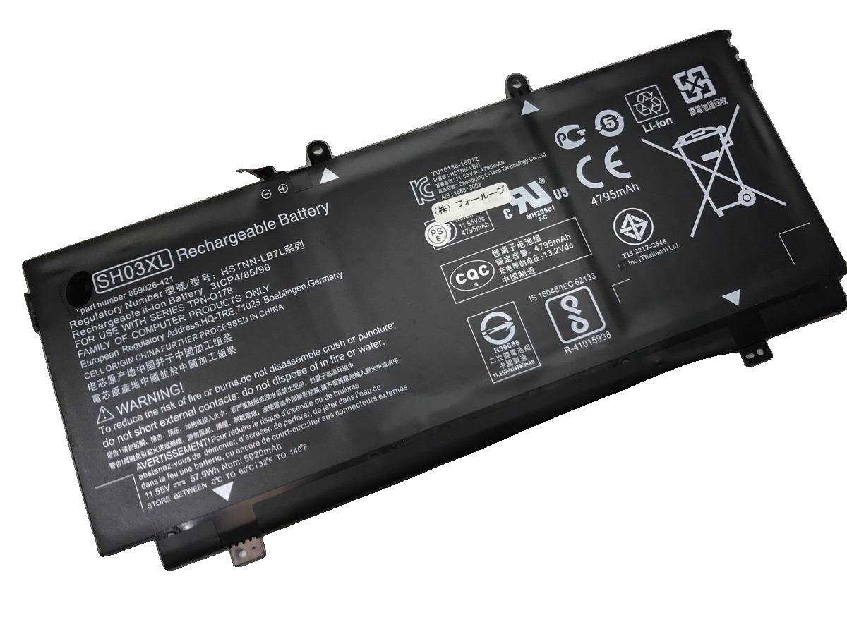 【純正】Spectre x360 13-ac002la 11.55V 57.9Wh hp ヒューレットパッカード ノートパソコン 交換バッテリー リチウムイオン 充電池｜バッテリーショップ FULL CHARGE