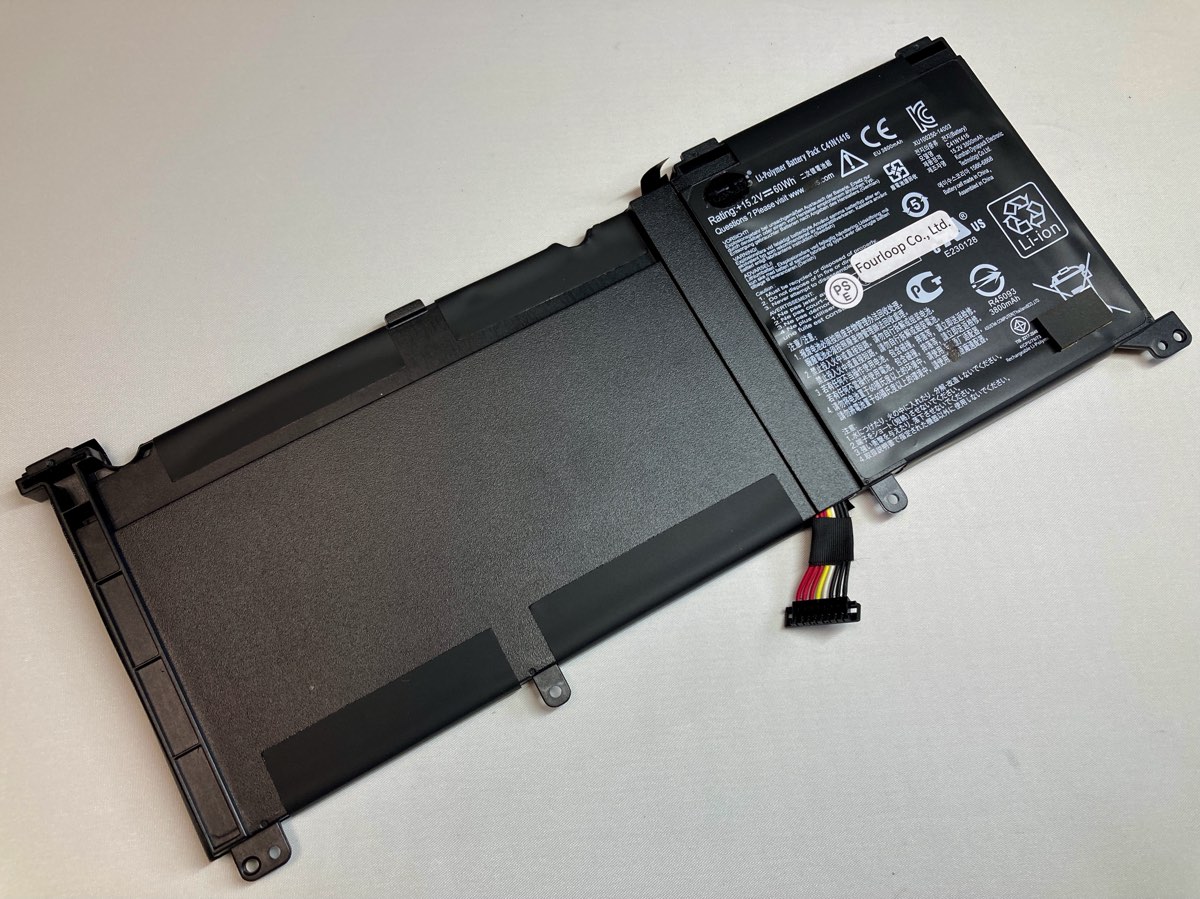 【純正】Ux501jw-fi177h 15.2V 60Wh asus ノート PC ノートパソコン 純正 バッテリー 電池