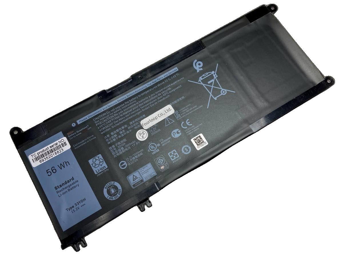 【純正】V1p4c-bti 15.2V 56Wh dell ノート PC ノートパソコン 純正 バッテリー 電池