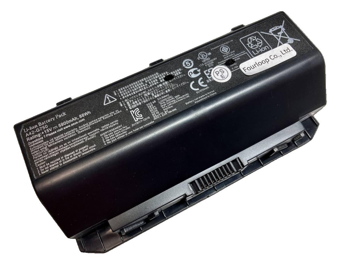G750js-t4031h 15V 78Wh asus ノート PC ノートパソコン 互換 バッテリー 電池