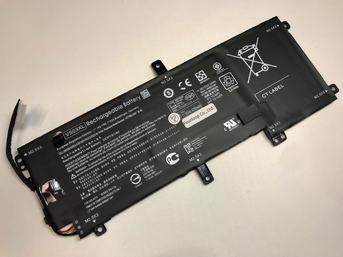 【純正】Envy 15-as003ur 11.55V 52Wh hp ヒューレットパッカード ノートPC 交換用バッテリー 電池パック｜バッテリーショップ FULL CHARGE