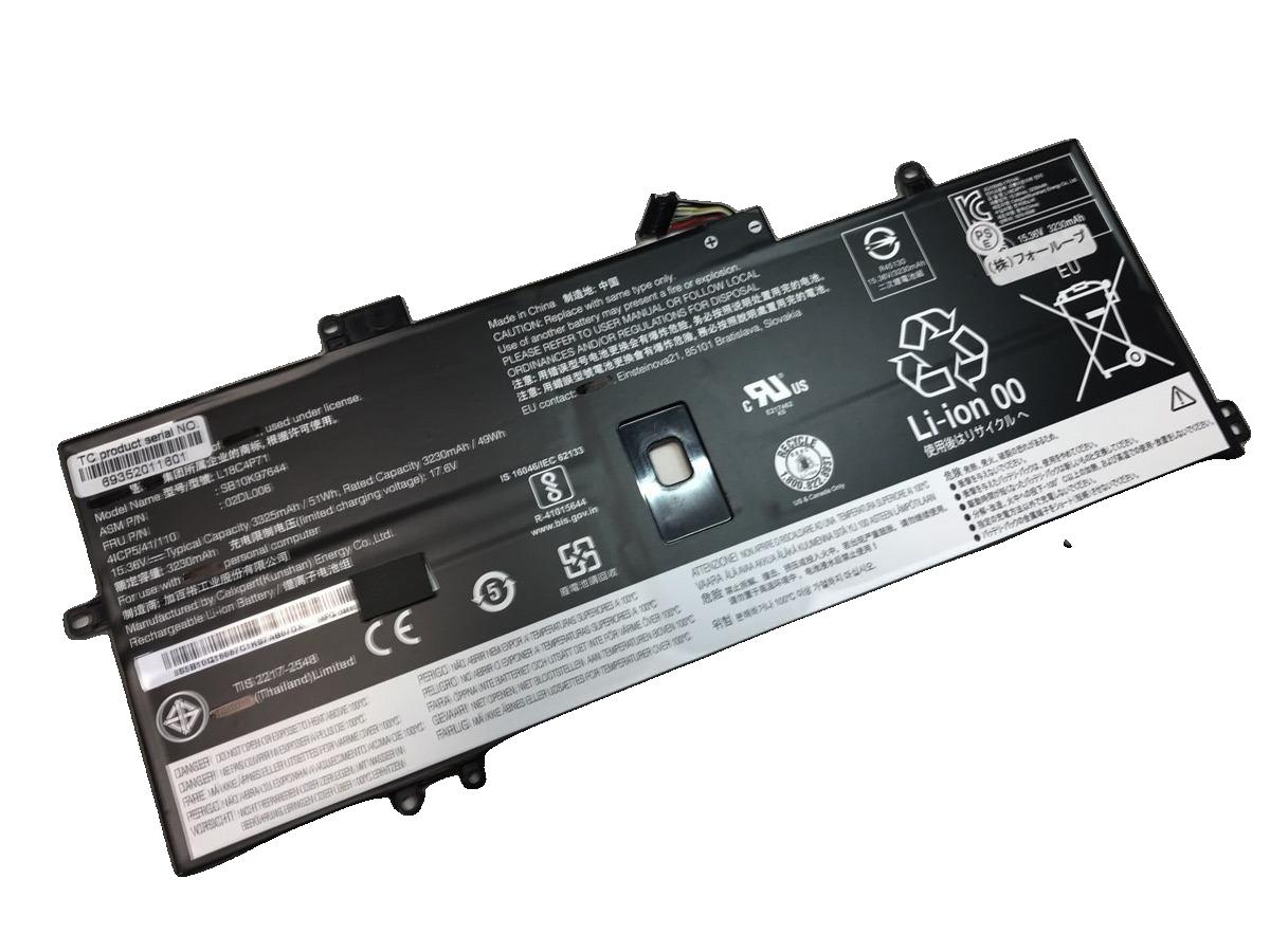 【純正】Thinkpad x1 yoga 4th gen 20sacto1ww 15.4V 51Wh lenovo ノート PC ノートパソコン 純正 バッテリー 電池
