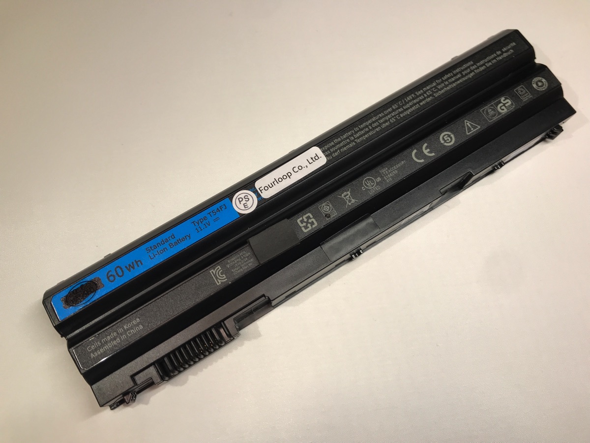 【純正】451-11980 11.1V 60Wh dell デル ノートPC 交換用バッテリー 電池パック|バッテリーショップ FULL CHARGE