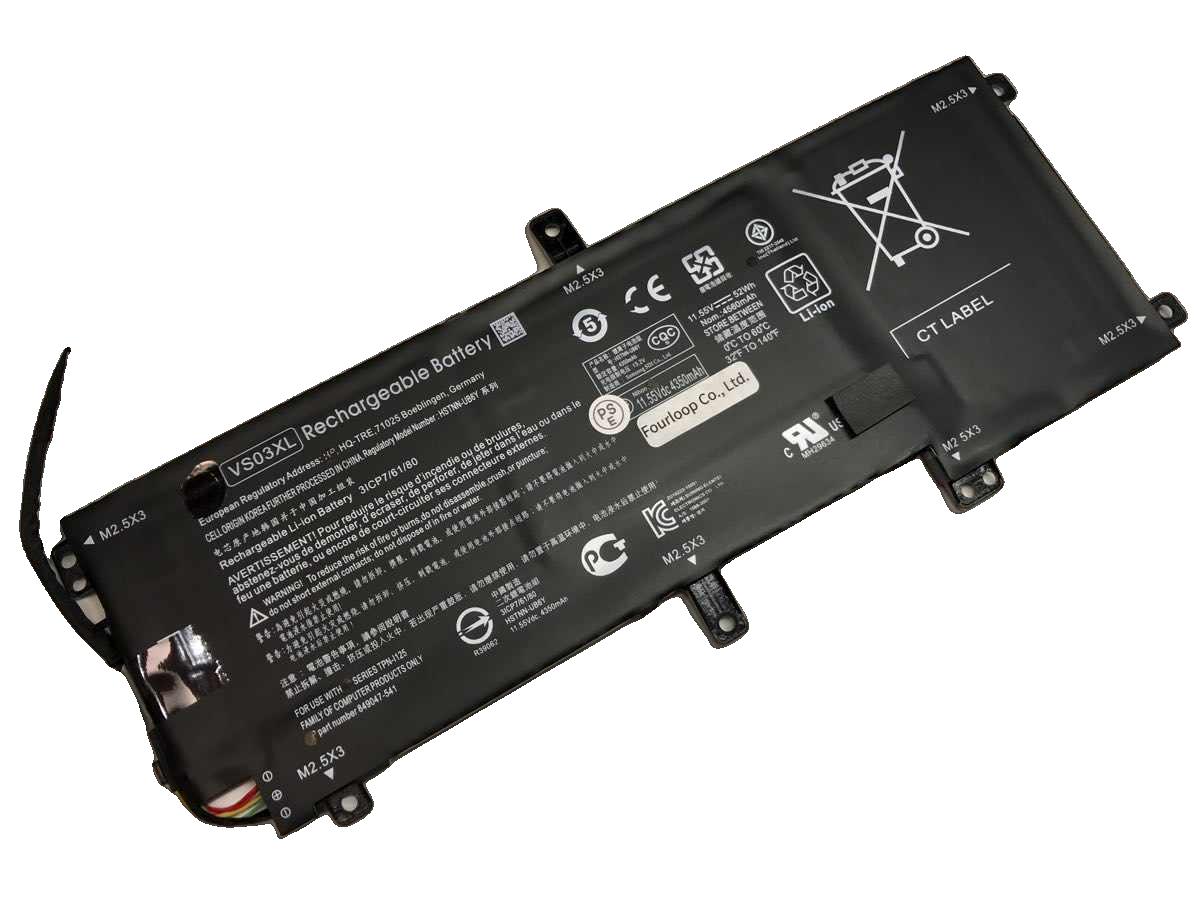 【純正】Envy 15-as050sa 11.55V 52Wh hp ノート PC ノートパソコン 純正 バッテリー 電池