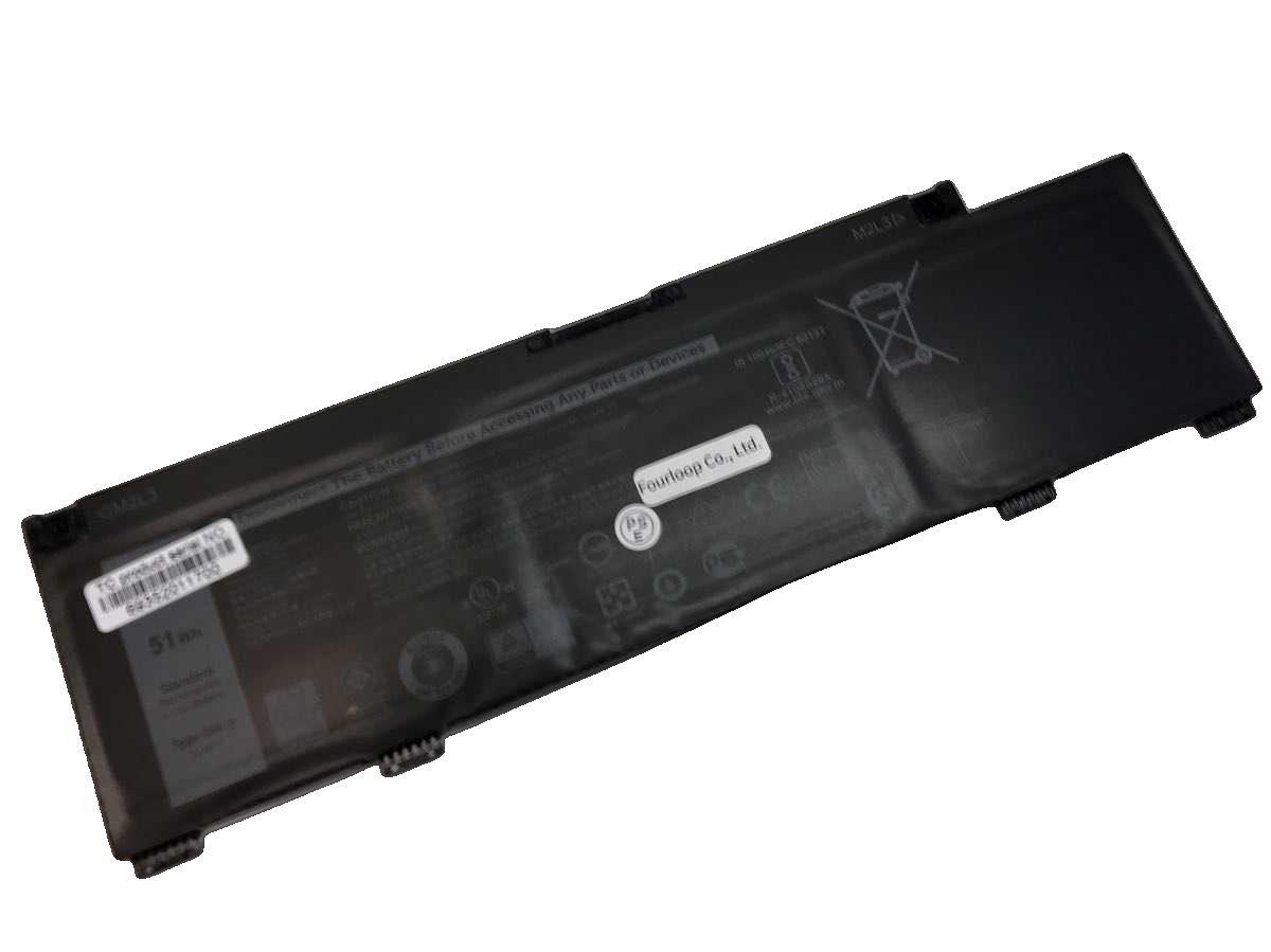 【純正】Inspiron 14 5490-6c55v 11.4V 51Wh dell ノート PC ノートパソコン 純正 バッテリー 電池