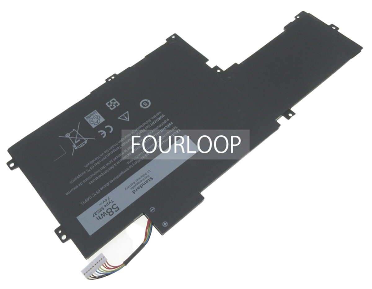 Ins14hd-1808t 7.4V 58Wh dell ノート PC ノートパソコン 互換 バッテリー 電池