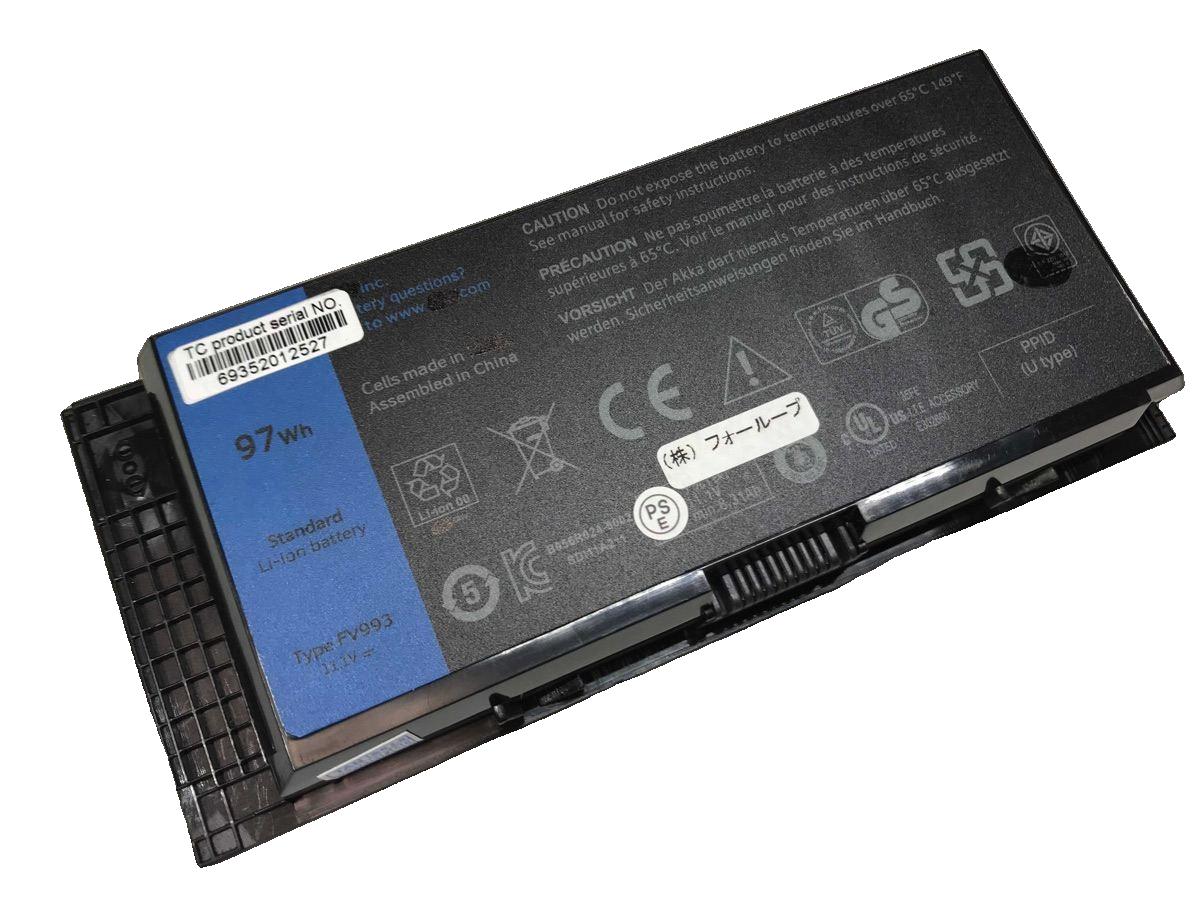 【純正】823f9 11.1V 97Wh dell ノート PC ノートパソコン 純正 バッテリー 電池