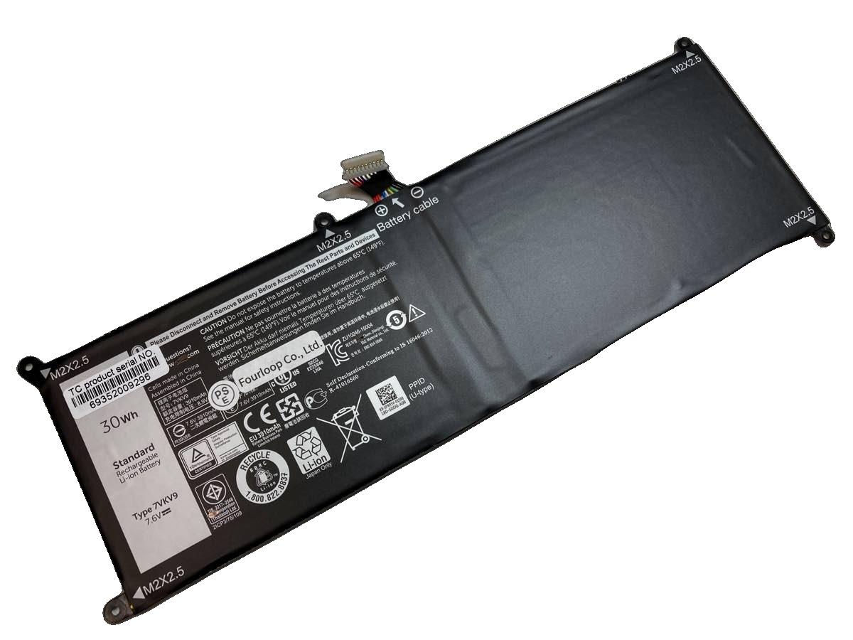 【純正】Xps 12 7.6V 30Wh dell デル ノートパソコン 交換バッテリー リチウムイオン 充電池｜バッテリーショップ FULL CHARGE