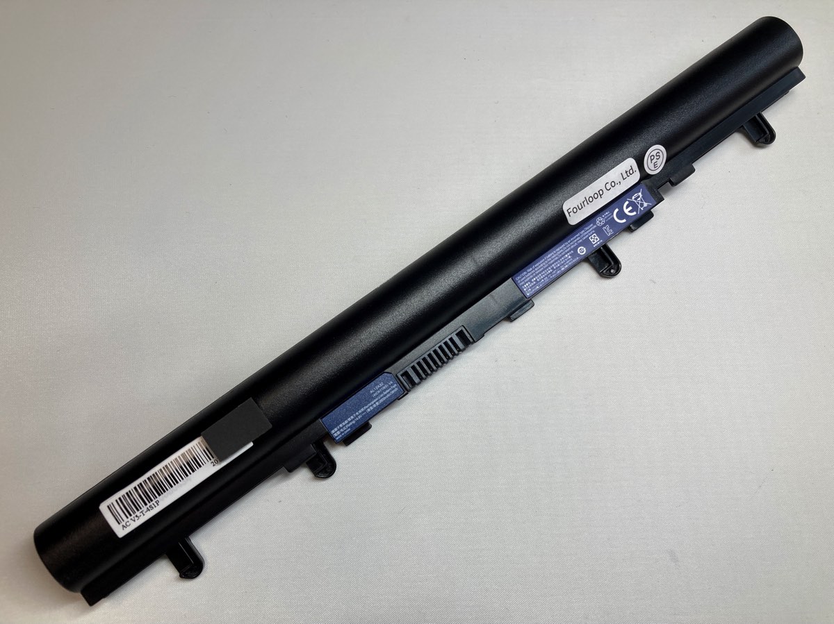 【互換】Aspire v5-571-6119 14.8V 33Wh acer エイサー ノートパソコン 交換バッテリー リチウムイオン 充電池｜バッテリーショップ FULL CHARGE