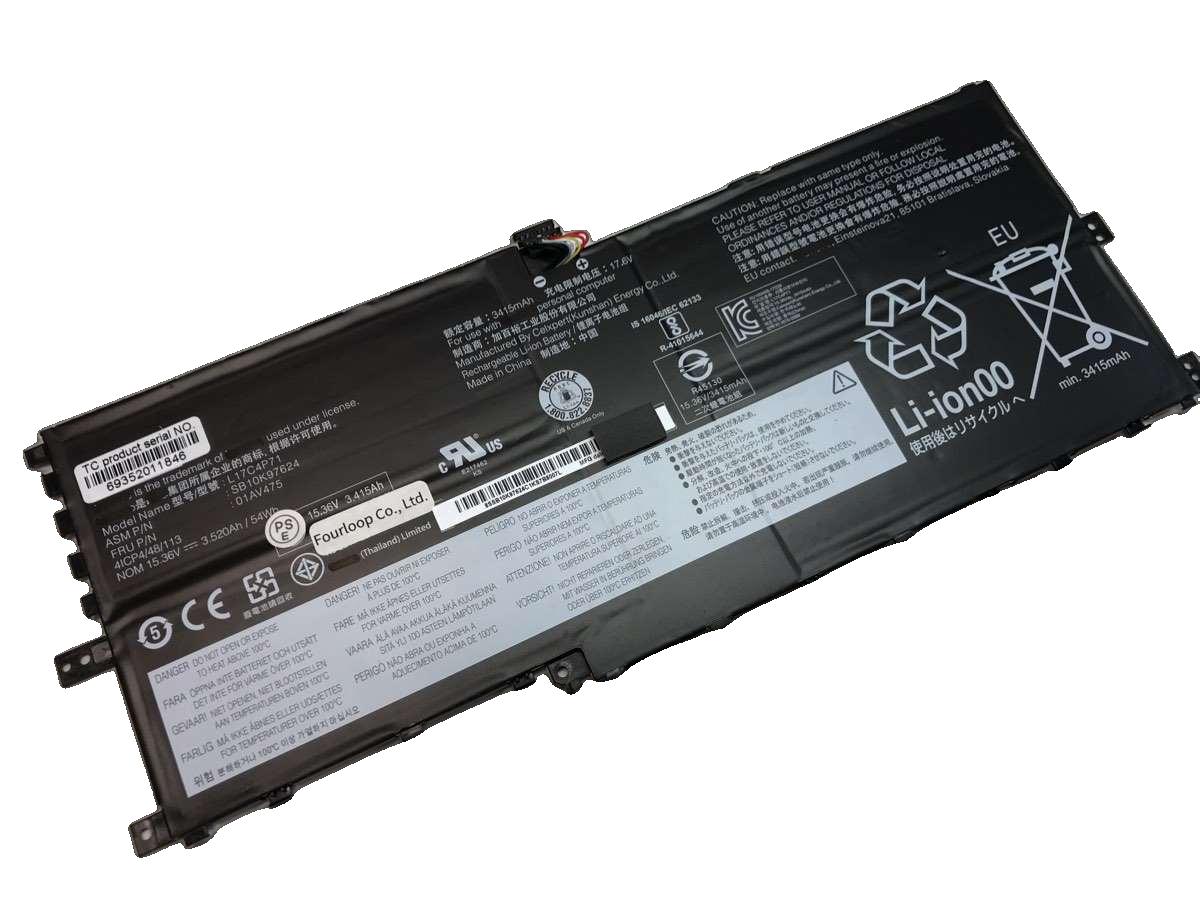 【純正】Thinkpad x1 yoga 3rd gen 20les7hv00 15.36V 54Wh lenovo ノート PC ノートパソコン 純正 バッテリー 電池