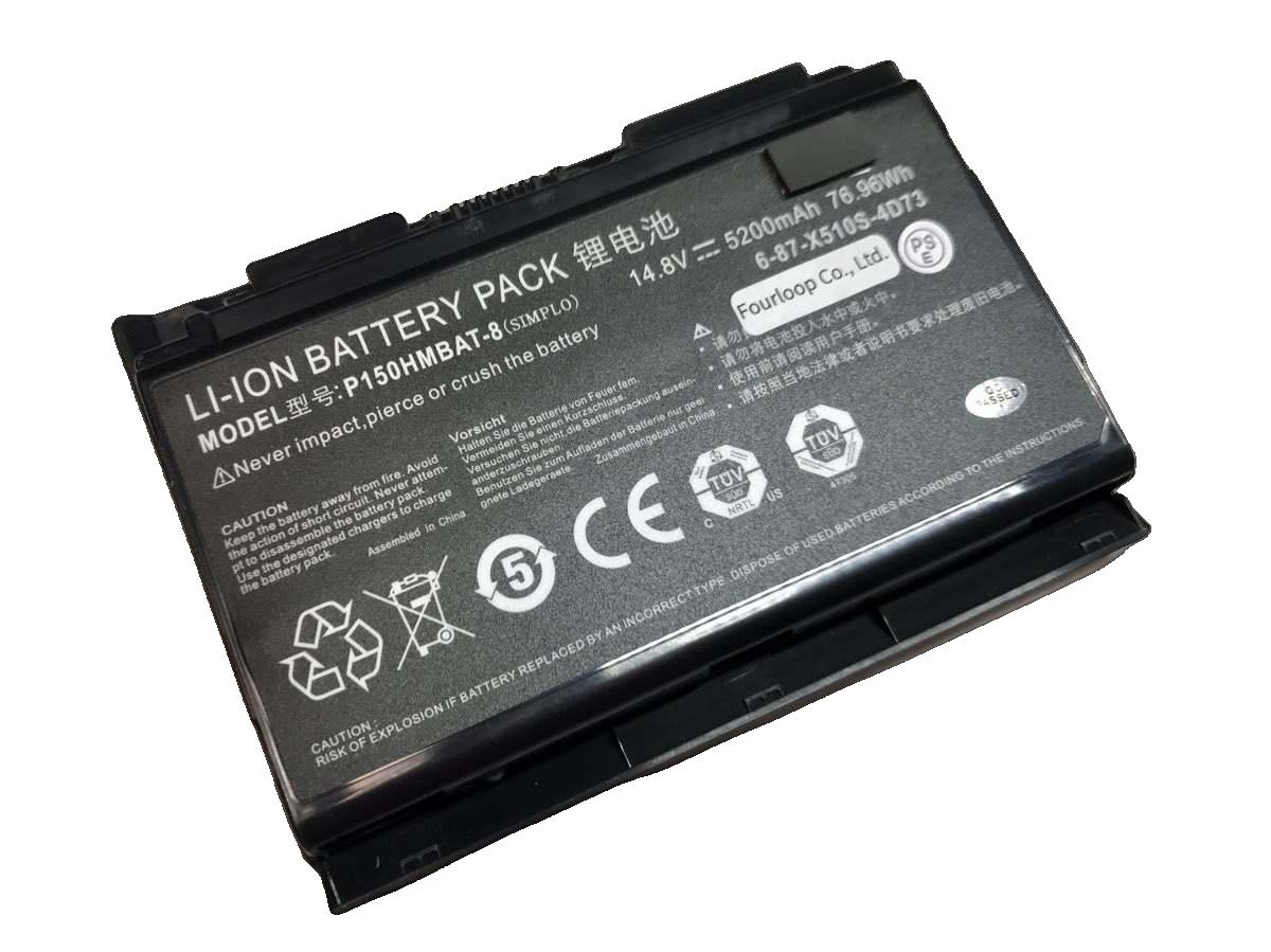 【互換】Nexoc g505 14.8V 76.96Wh clevo ノートパソコン 交換用バッテリー 充電池｜バッテリーショップ FULL CHARGE