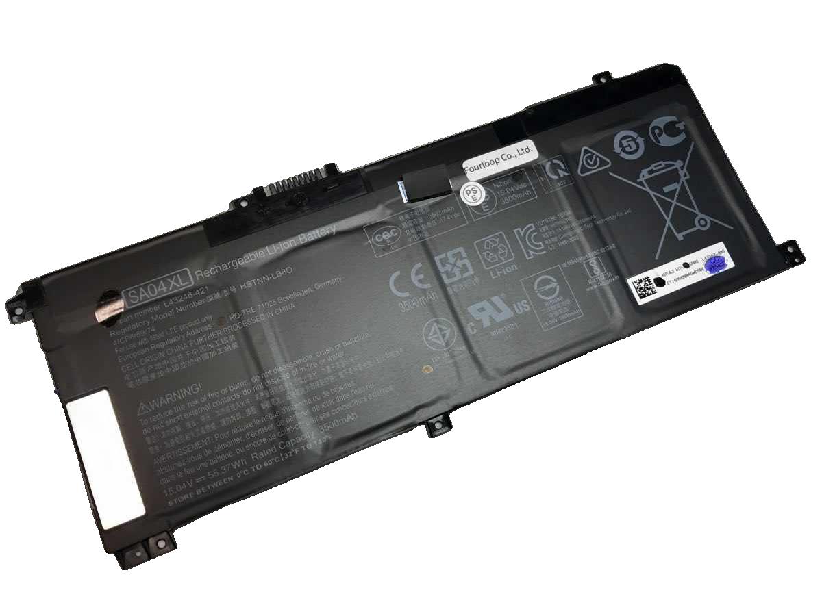 【純正】L43248-ac3 15.12V 55.67Wh hp ノート PC ノートパソコン 純正 バッテリー 電池