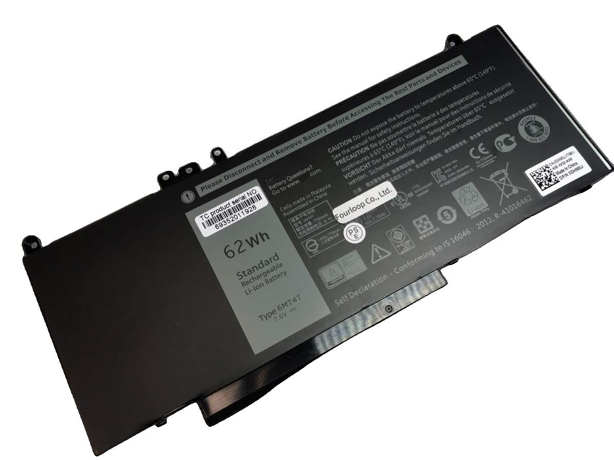 【純正】7fr5j 7.6V 62Wh dell デル ノートPC 交換用バッテリー 電池パック｜バッテリーショップ FULL CHARGE