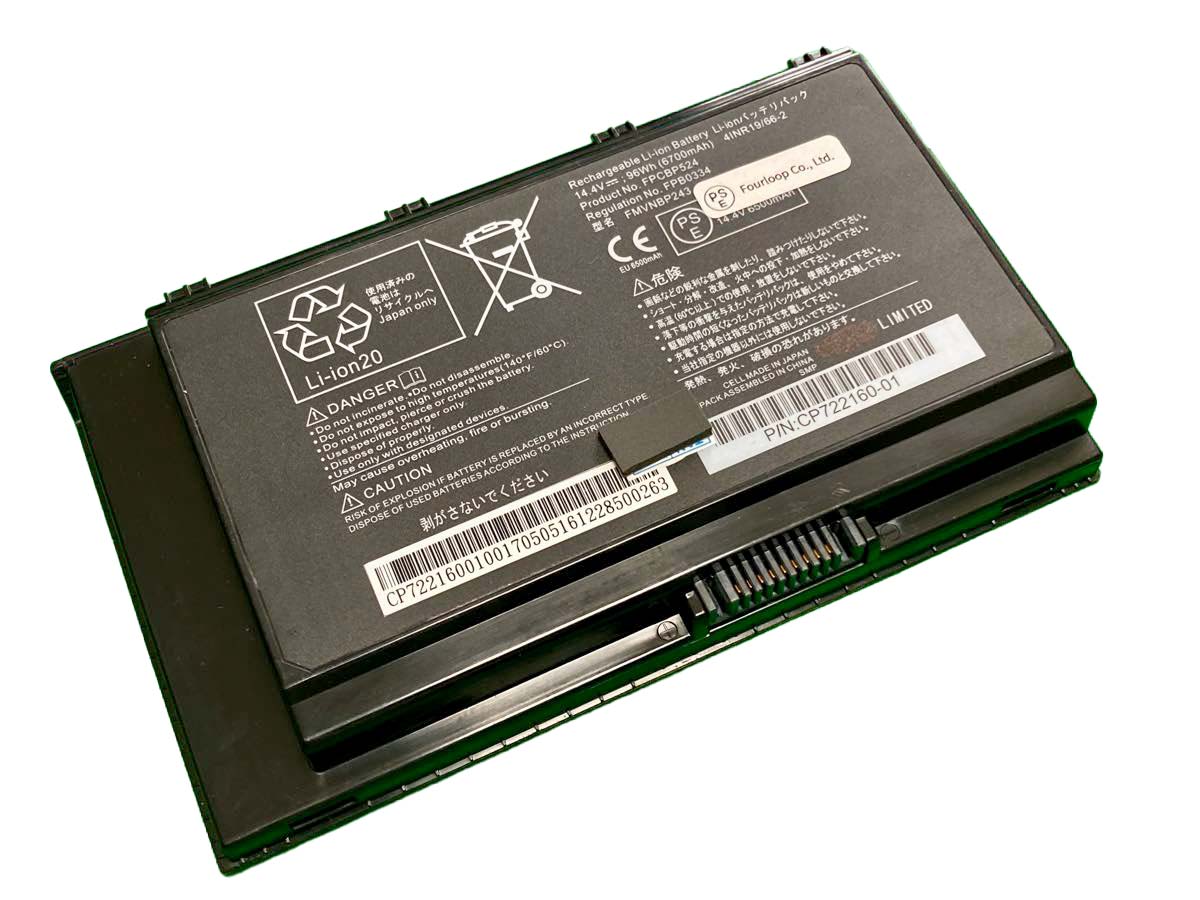【純正】Cp771477-01 14.4V 96Wh fujitsu ノート PC ノートパソコン 純正 バッテリー 電池
