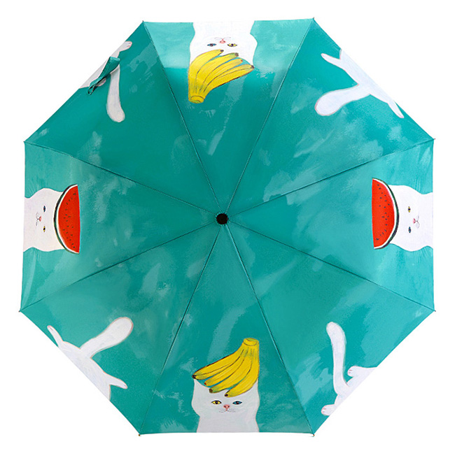 【楽天市場】ネコ日傘 猫 ねこ cat 猫柄 折り畳み傘 UVカット率99%以上 遮熱 遮光 日傘 UV 晴雨兼用 雨傘 紫外線対策【送料無料】：KOBE IMPORT COLLECTION
