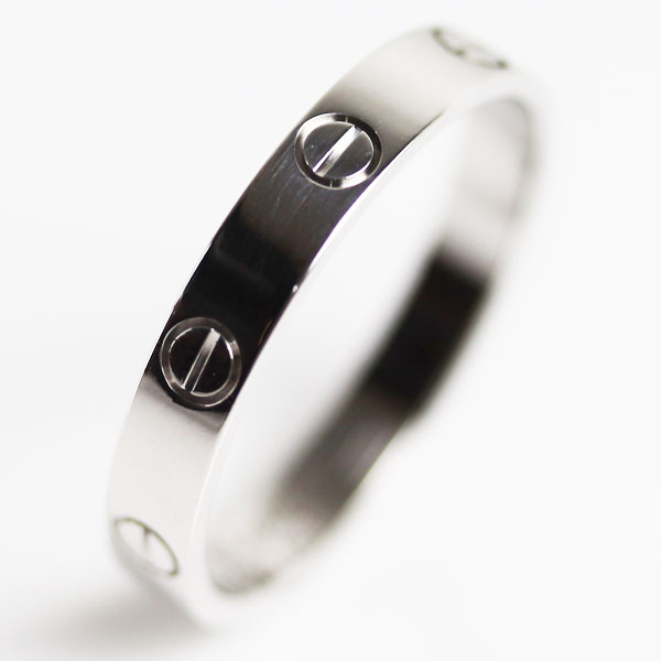 カルティエ Cartier ミニラブリング K18WG K18ホワイトゴールド 指輪 