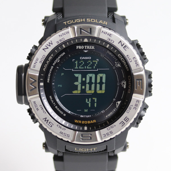 名作 CASIO PROTREK カシオ プロトレック PRW-3510-1JF トリプル