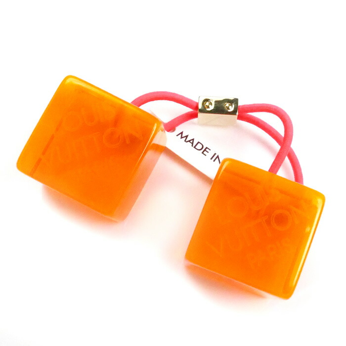 楽天市場】LOUIS VUITTON ルイ ヴィトン ヘアキューブ ヘアゴム