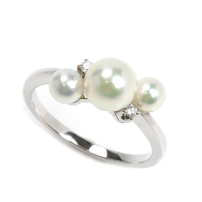 楽天市場】MIKIMOTO ミキモト K18WG ホワイトゴールド パール