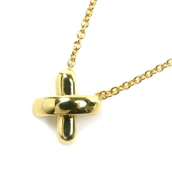 TIFFANY&Co. K18YG ネックレス ルビー ティファニー Tiffany & Co. - Tiffany&Co. ティファニー ネックレス ルビー
