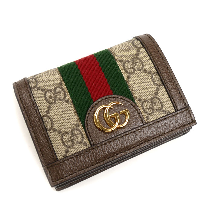 GUCCI オフィディア GGキャンバス 二つ折り財布　美品 名入れ無料】 グッチ GUCCI 二つ折り財布 メンズ オフィディアGGコイン