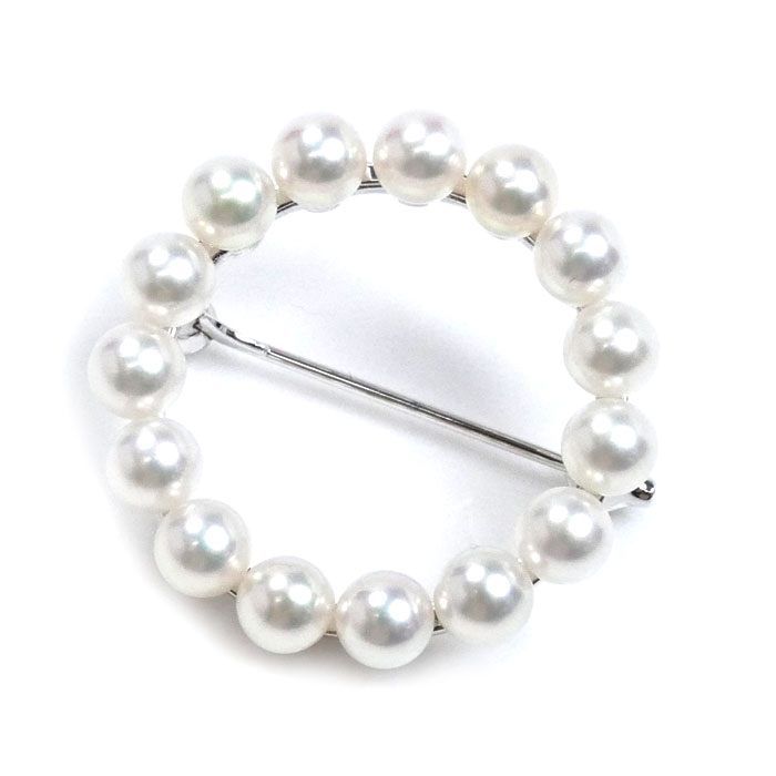 楽天市場】MIKIMOTO【ミキモト】ブローチ パール 真珠 シルバー
