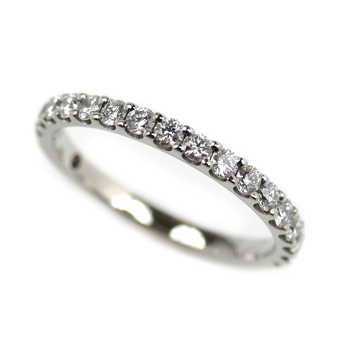 STAR JEWELRY スタージュエリー Pt950プラチナ ハーフエタニティ リング・指輪 ダイヤモンド0.30ct 8号 2.1g レディース【中古】【美品】 45,371円