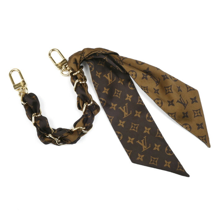 LOUIS VUITTON シルクハンカチ チェーンデザイン LOUIS VUITTON シルクハンカチ チェーンデザイン