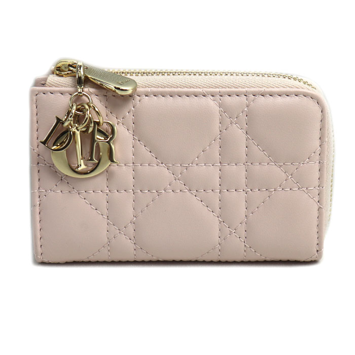 美品✨DIOR レディディオール ジップ キーケース ケース 楽天市場】クリスチャン・ディオール LADY DIOR ジップ キー