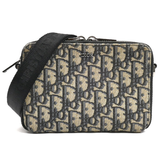 Q2731 超美品 クリスチャンディオール サドル オブリークジャガード ポーチ Q2731 超美品 クリスチャンディオール サドル オブリークジャガード