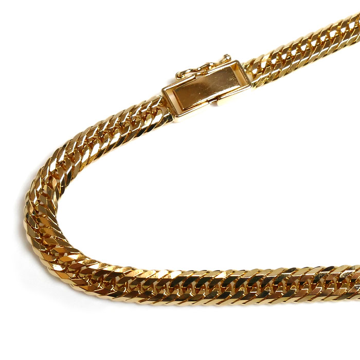 楽天市場】喜平 6面 トリプル ネックレス K18イエローゴールド 50.4g