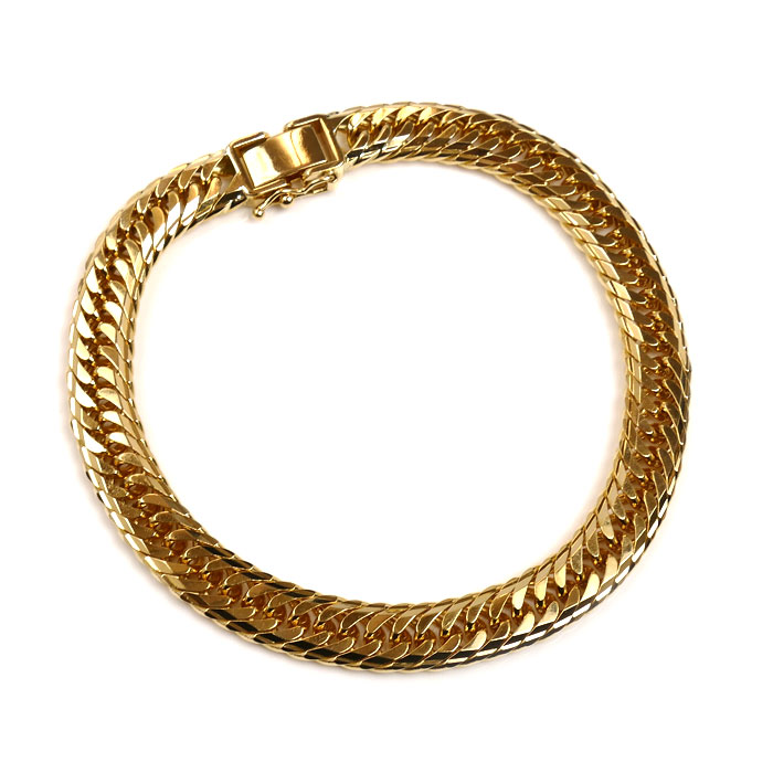 楽天市場】喜平 ブレスレット K18 6面カット ダブル 15g 18cm 造幣局