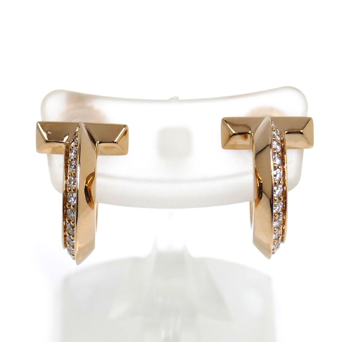 楽天市場】ティファニー フープ K18PG ピンクゴールド ピアス