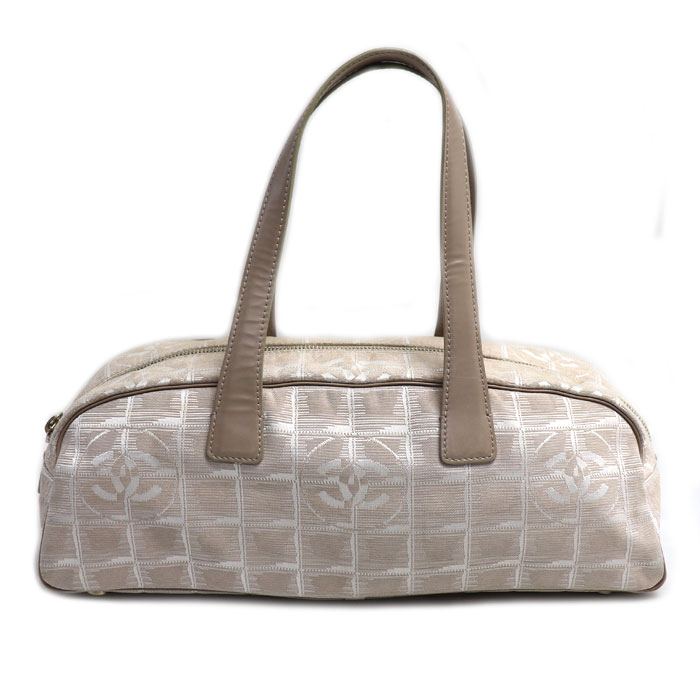 CHANEL シャネル ニュートラベルライン ボストン ボストンバッグ ベージュ A15828 レディース【中古】