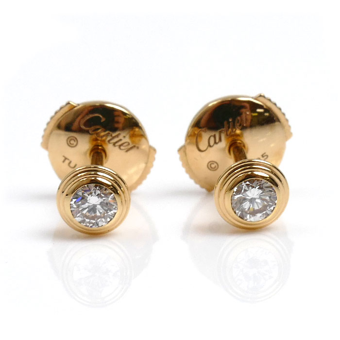 楽天市場】カルティエ ピアス レディース ディアマンレジェ ダムール