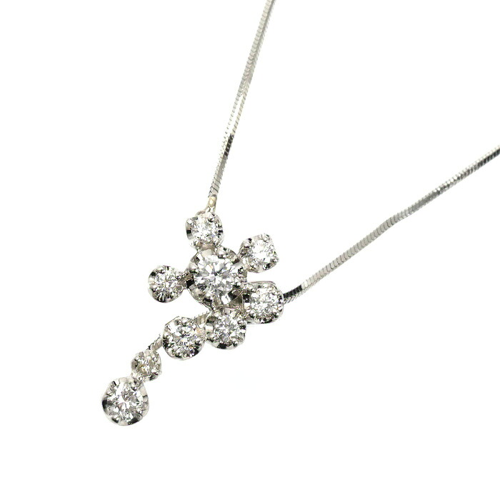 Vendome Aoyama ヴァンドーム青山 Pt950/850 ネックレス ダイヤモンド0.25ct 4.8g ~47cm レディース【中古】|古恵良質店