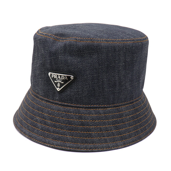 楽天市場】PRADA プラダ バケットハット 2HC137 三角タグ ブラック