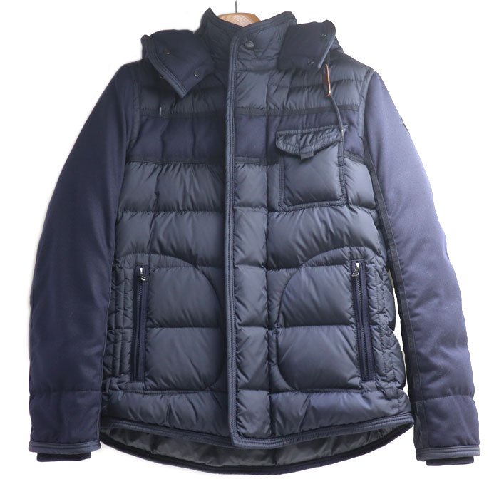 MONCLER モンク線路 ライアン GIUBBOTTO 落ちこむ上衣 米国海軍 B2091439285 1 メンズ【中古】