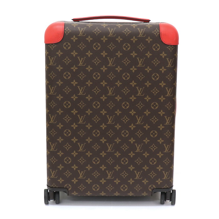 LOUIS VUITTON ルイ・ヴィトン ホライゾン55 キャリーバッグ モノグラム ポピーレッド M20200 ユニ一発やる【中古】