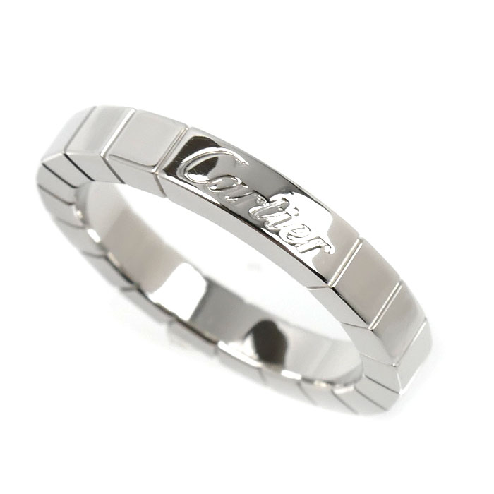 CARTIER カルティエ K18WG ホワイトゴールド ラニエール リング・指輪 9号 49 5.9g レディース【中古】