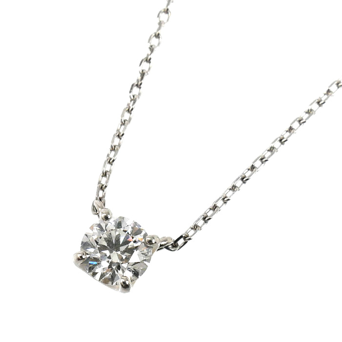 Vendome Aoyama ヴァンドーム青山 Pt900プラチナ Pt850プラチナ キャトル ネックレス APVN161343DI ダイヤモンド0.275ct 1.9g ～43cm フリーチェーン レディース【中古】【美品】