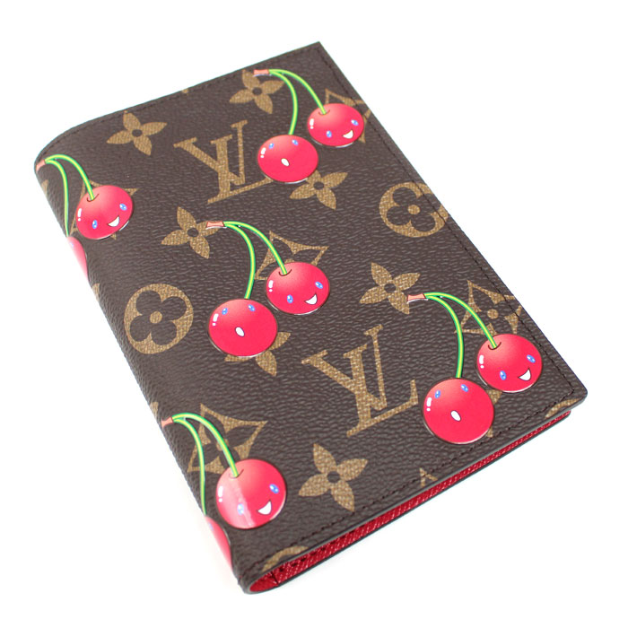 LOUIS VUITTON ルイ・ヴィトン クーヴェルテュール 通行手形極点MM 旅行免状容れもの LVxTM モノグラム桜んぼう M13424 レディース【中古】【極美品】