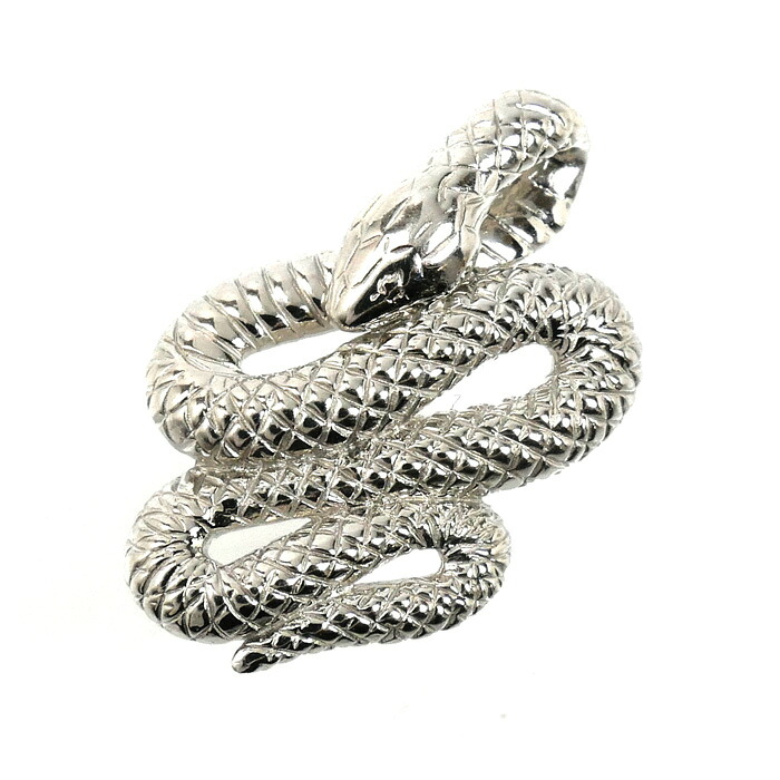 Pt900プラチナ スネーク ペンダントトップ 4.6g 蛇 ヘビ ユニセックス【中古】【美品】｜古恵良質店