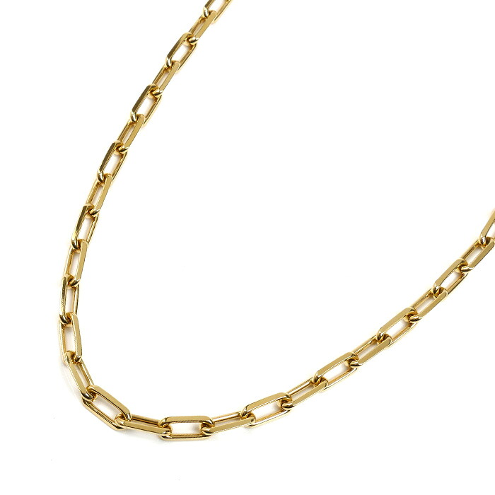 CARTIER カルティエ K18YG イエローゴールド サントス ドゥ カルティエ ミディアム ネックレス B7009000 54.7g 59cm レディース【中古】【美品】