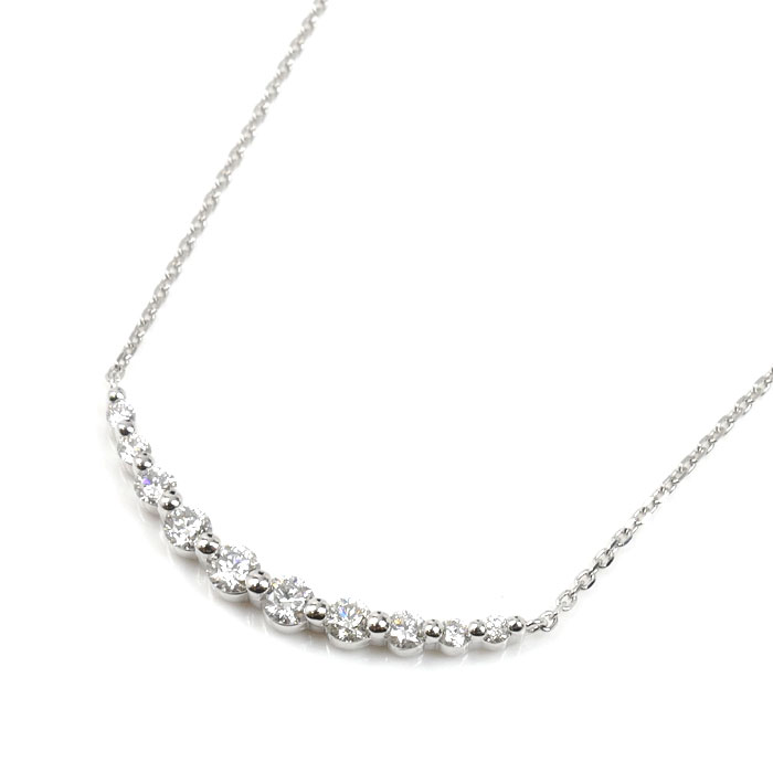 Vendome Aoyama ヴァンドーム青山 Pt950プラチナ Pt850プラチナ リュール ネックレス APVN154540DI ダイヤモンド0.45ct 3g 40cm レディース【中古】|古恵良質店