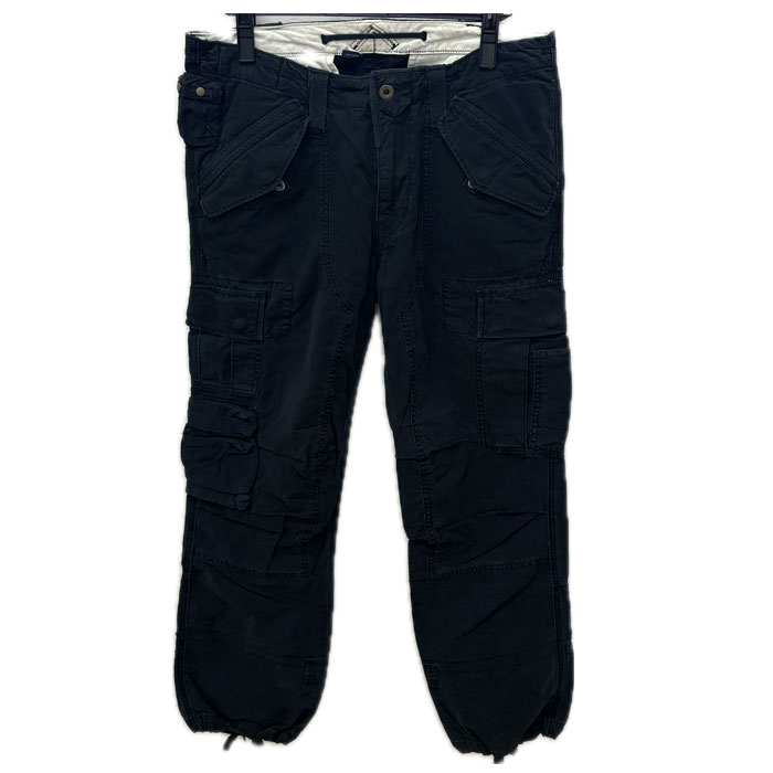 POLO RALPH LAUREN ポロ・ラルフローレン カーゴパンツ ブラック RL-067 W33/L32 メンズ【中古】