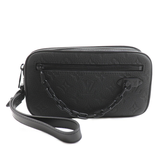 LOUIS VUITTON ルイ・ヴィトン トリヨン ポシェットヴォルガ  二番目御徒面子 黒いこと M55703 メンズ【中古】【美品】